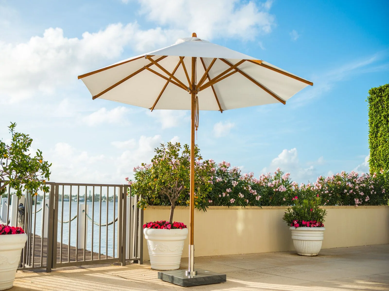 Bambrella Levante Bamboo Parasol - Image 6