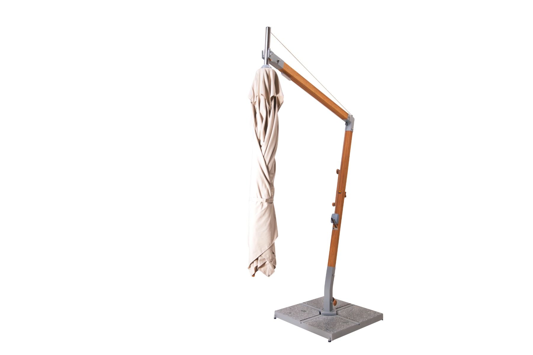 Bambrella Sirocco Side Wind Small Cantilever Parasol - Image 8