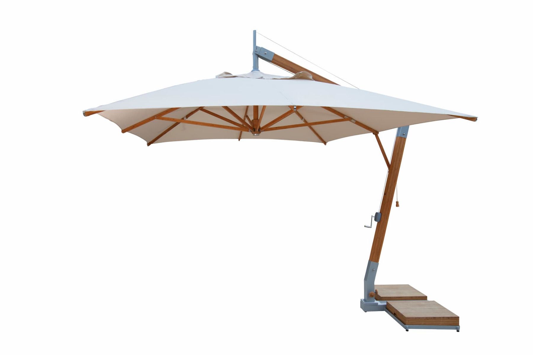 Bambrella Levante Side Wind Bamboo Parasol