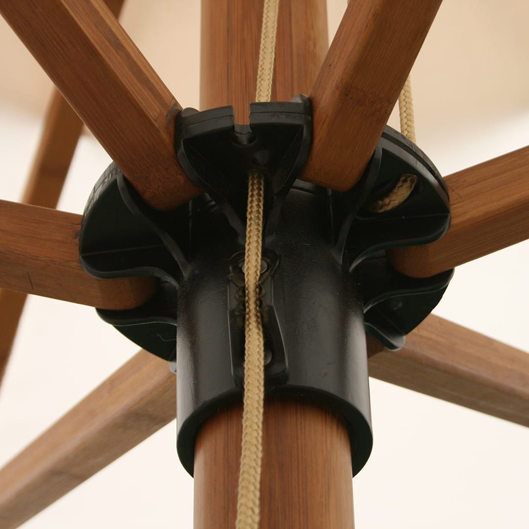 Bambrella Sirocco Bamboo Wooden Parasol - Image 7